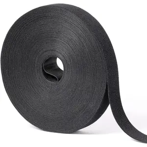 1 in x 60 ft Hook and Loop Roll |   Double-Sided Strips, Self-Gripping Straps |   Reusable Multi-Purpose Wrap Fasteners  Home, Office, Data Center, and More