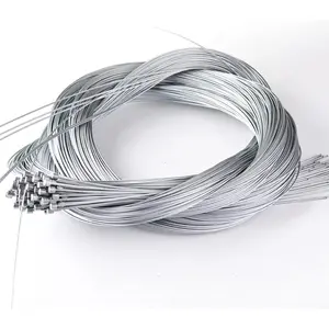 10 Pcs Stainless Steel 2M Length Replaceable MTB Bike Derailleur Shifter Cable Set