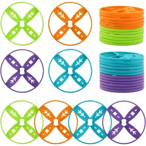 Outside Toys for Kids Ages 4-8, 24 Pack Flying Discs Supplement Set - Compatible with Most Handheld and Foot-Powered Flying Disc Toys, Includes 4 Vibrant Colors, Must-Have for Flying Disc Enthusiastsfidget toys