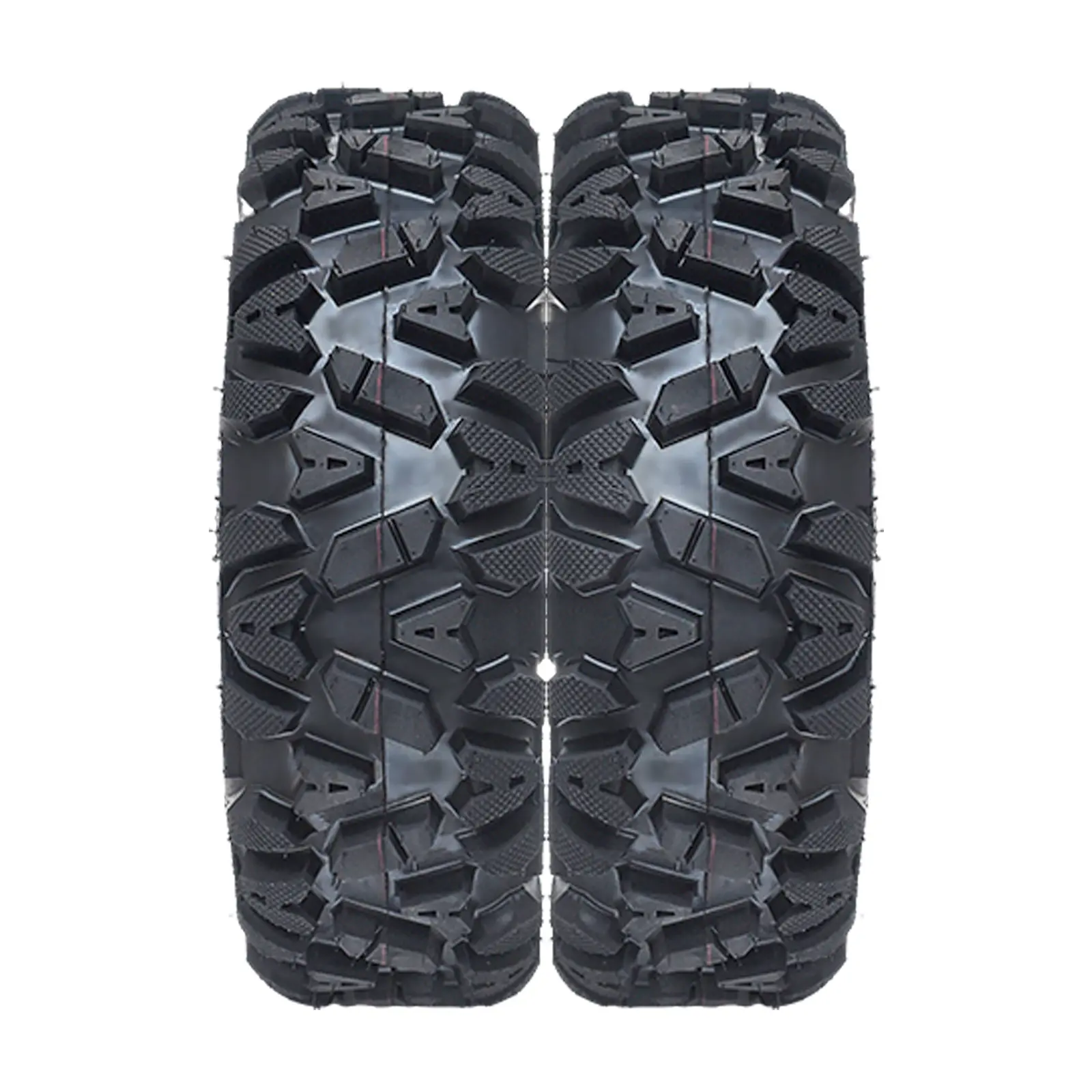 Garvee New Upgraded 2pcs AT25x8-12-6PR Reliable All-Terrain Passenger Tires for Utility ATV/UTV – 25x8-12, 6PR Tubeless, 43F Load/Speed, Off-Road Performance – Specification: AT25x8-12-6PR TL KNIGHT Lawn Mower Tire Off-Road Use Only