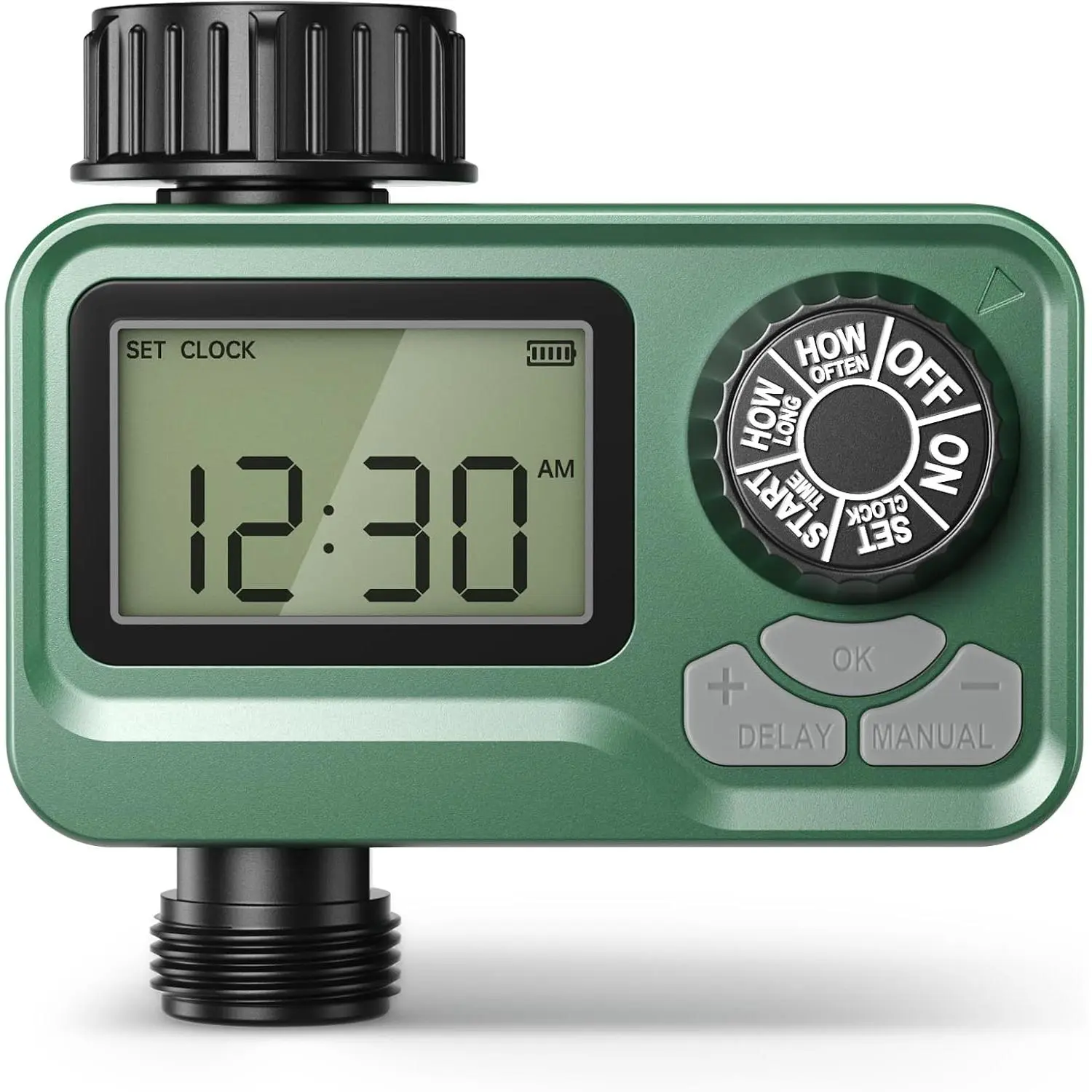 BN LINK Programmable Sprinkler Timer with Rain Delay –  Digital Water Timer for Garden Hoses, Manual & Auto Modes – Ideal for Lawn, Yard, Drip Irrigation System, 1 Outlet