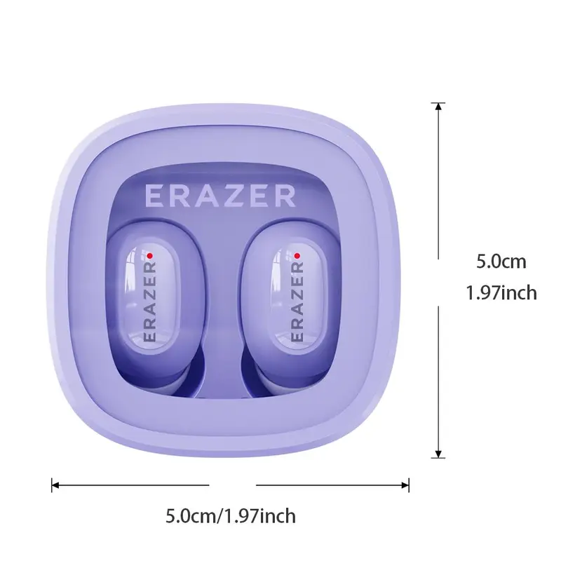 Product Introduction of ERAZER XT62PRO Wireless Earbuds with Mic, Fall Mini Headphones, In-ear Earphone, IPX5 Waterproof Earphone 79