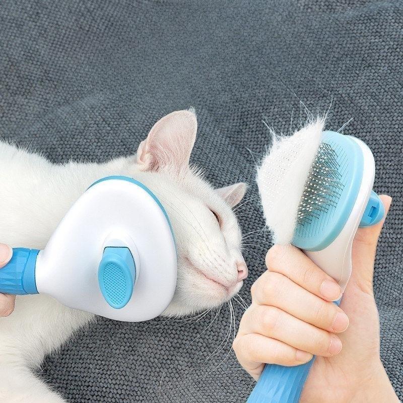 Comfort Pet Hair Removal Comb, Pet Grooming Brush, Massaging Comb for Cats & Dogs, Pet Hair Detangling Comb for Kittens, Summer Pets Supplies