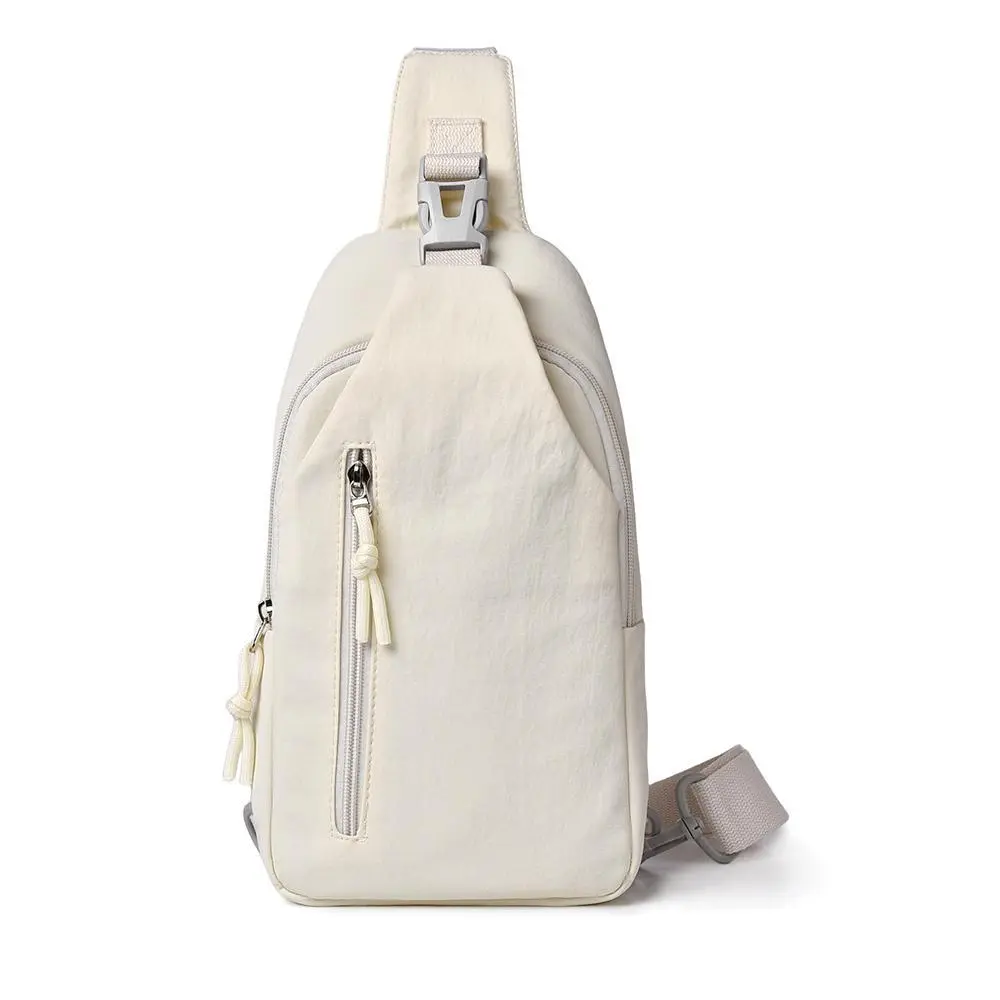 Single-Shoulder Crossbody Bag — Unisex Outdoor Chest Pack, Sling Backpack, Sports Chest Bag, Canvas Messenger Bag — Suitable for Travel, Hiking, and Daily Commuting
