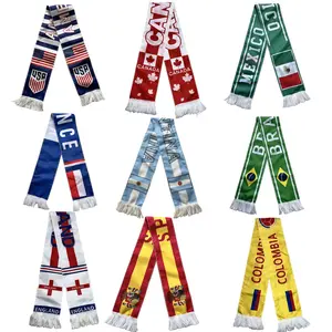 2026 fans scarf polyester scarf football field team cheering tassel