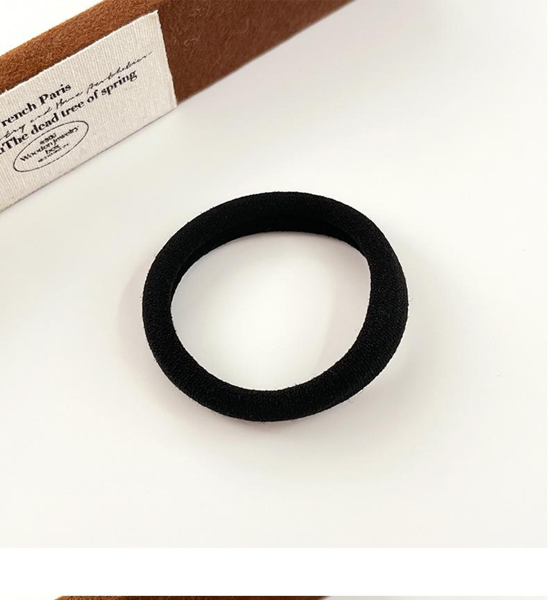 10-Piece Seamless Thickened Elastic Hair Ties, Cotton Crease-Free Bands for All Hair Types, Women's Hair Accessories Ideal Gift 10-Piece Seamless Thickened Elastic Hair Ties, Cotton Crease-Free Bands for All Hair Types, Women's Hair Accessories Ideal Gift