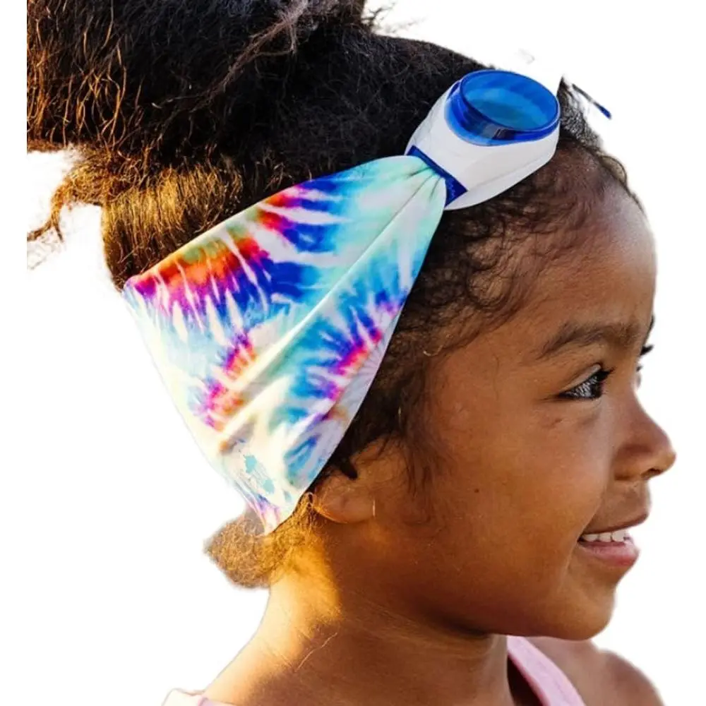 Swim Goggles with Fabric Strap for Adults & Kids - Around The World Theme