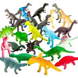 82 Pcs Mini Dinosaur Toy Set - Dino Party Favors, Cupcake Toppers, Assorted Vinyl Plastic Figures for Kids Toddlers, Pinata Filler, School Carnival Prizes, Bulk Goodie Bag Stuffersfidget toys