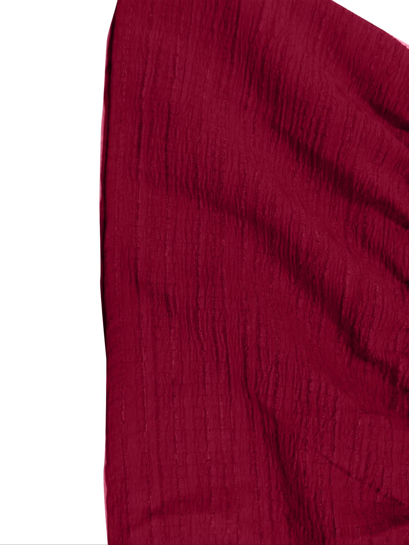 【Plus Size】 Solid Tie Front Dress, Plus Elegant Short Sleeve Dress for Summer, Women's Plus Clothing for Beach Holiday, Plus Size Tummy Flattering Dresses, Casual Fashion Dress, Boho Style Dresses