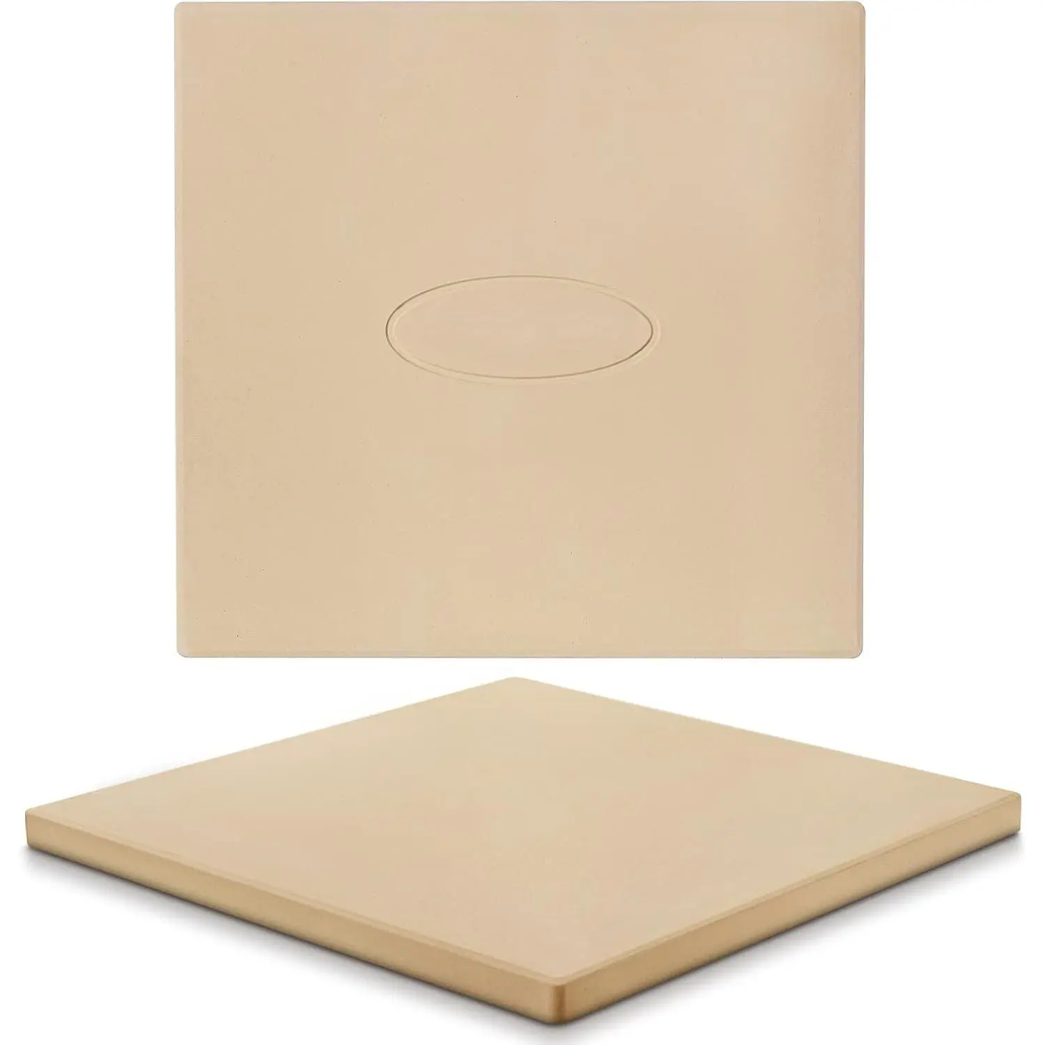 12"x12" Square Pizza Stone for Oven Grill, Cordierite Baking Stone