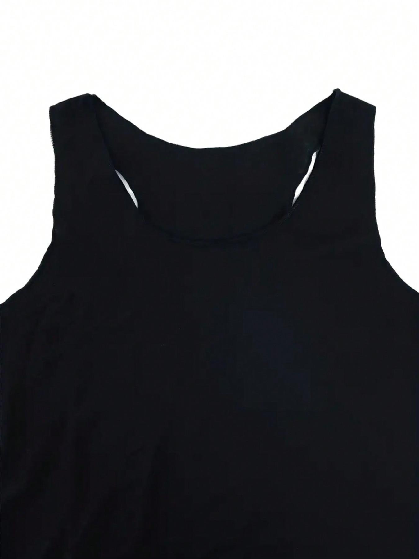 Vintage Game Day Football Tank Top, Casual Racerback for Game Season, Fitted Letter Pattern, Non-Full Placket, No Button, Without Zipper