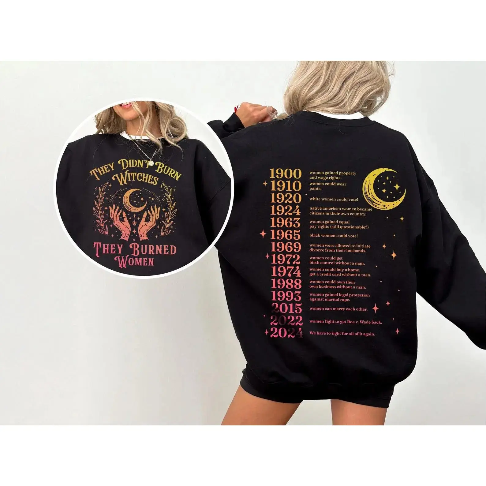 They Didn't Burn Witches They Burned Women Shirt, Feminism Shirt, Feminist Witch Shirt, Women Empowerment, Girl Power, Women's Rights Shirt