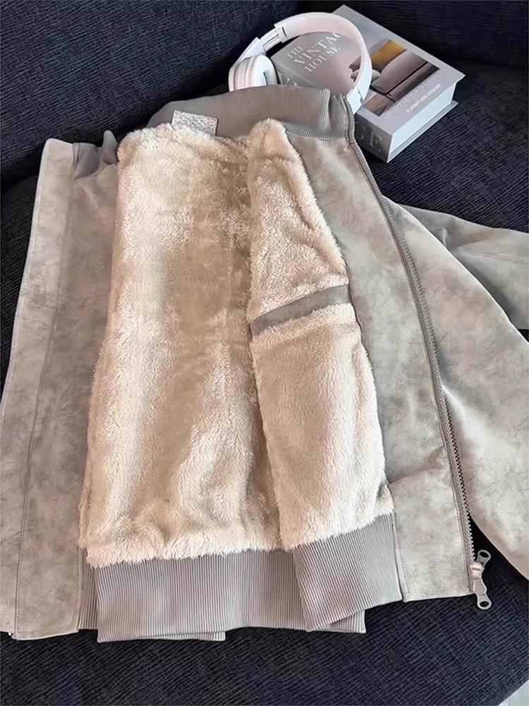 MENINMOTION Official Original Men’s Tie-Dye PU Leather Puffer Jacket – Warm, Cozy Fleece Lined Winter Motorcycle Coat