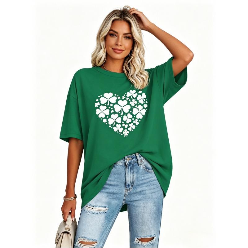 100% Cotton Oversized Shirts for Women's,Oversized T-Shirt,Summer Tees Casual Loose Fit,Crew Neck Basic Tops,Unisex