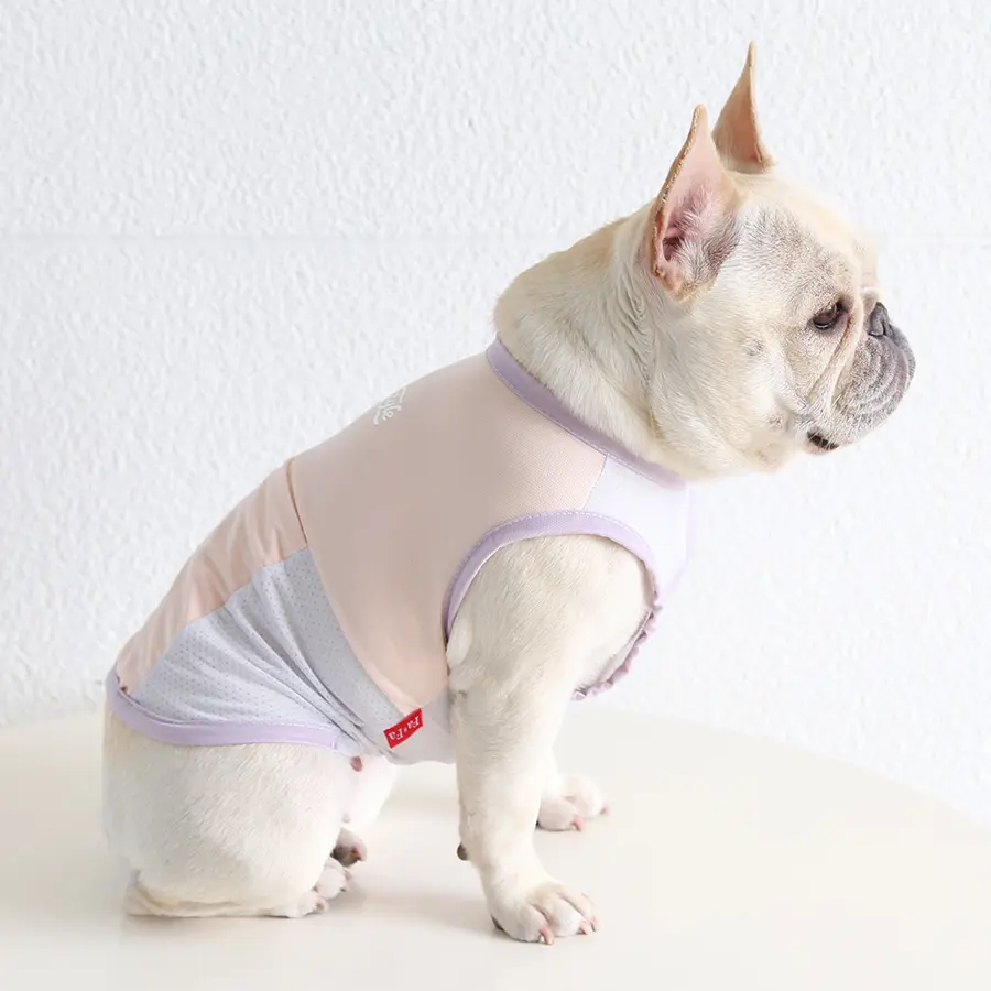 Petstyle French Bulldog Double-Layer Quick-Dry Cooling Clothes for Large Dogs, English Bulldog, Pug, Corgi, Cross-Border