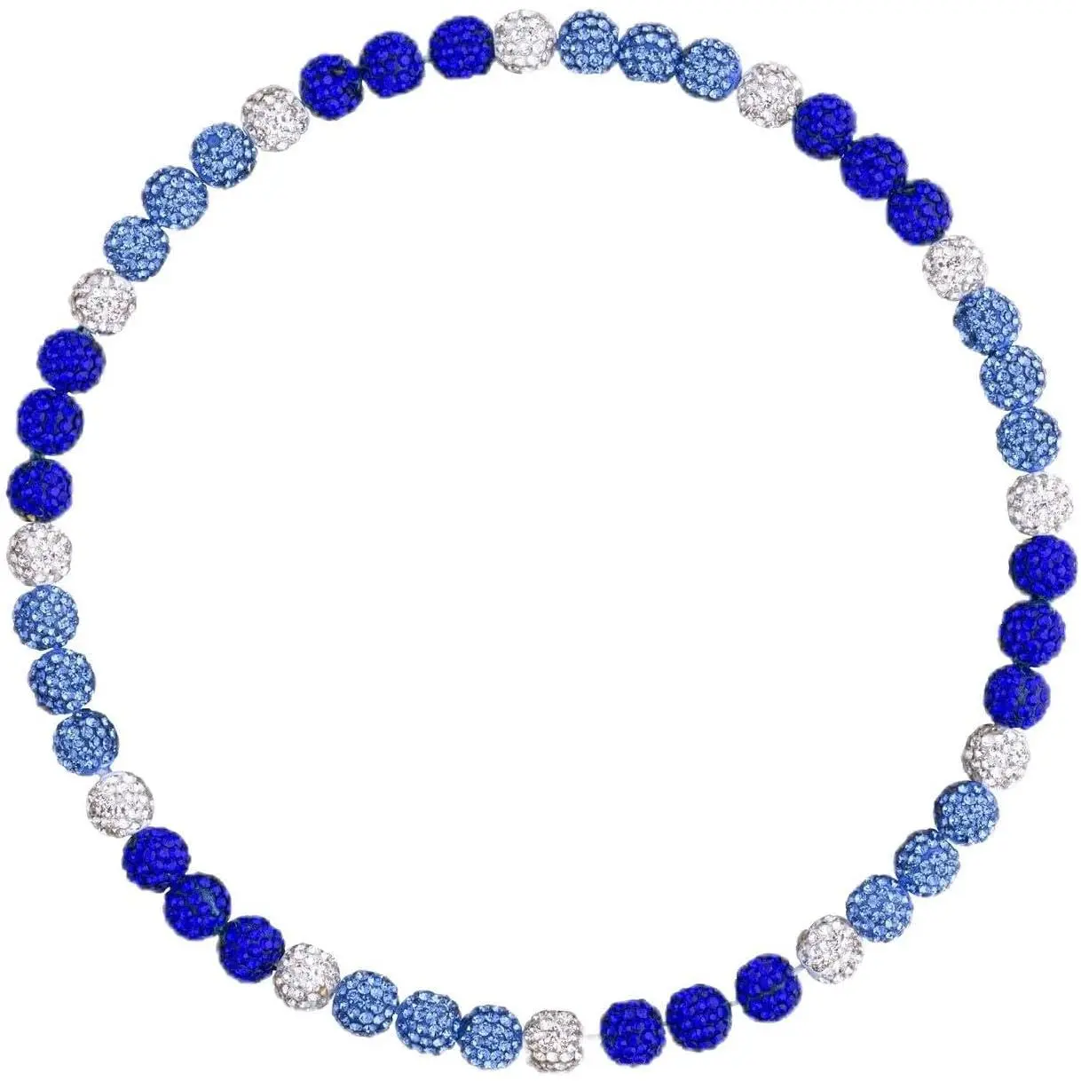 Baseball Necklace Beaded Chains for Men, Bling Ice 16in/18in/20in Baseball Gifts Stuff Men Jewelry, Rhinestone Discoball Circle Accessories Drip Necklace Baseball Gifts for Men Team Lovers