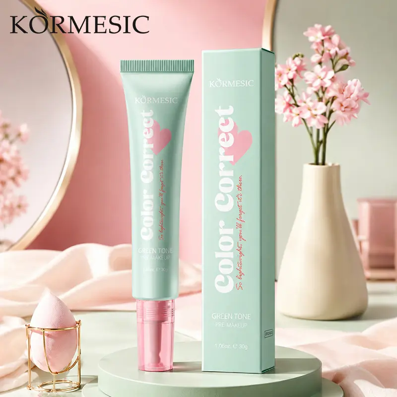 Clear Light and Thin Makeup Front Milk, Neutralize The Reddish Background on The Face, Soft and Burnt Skin Surface, Concealer Foundation Make-up, Suitable for Daily Facial Moisturizing