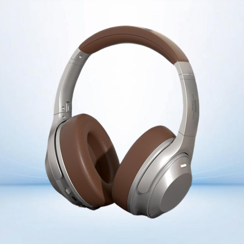 Retro Style Over-Ear Bluetooth Headphones with Bluetooth 6.0 Ultra Long Battery Life