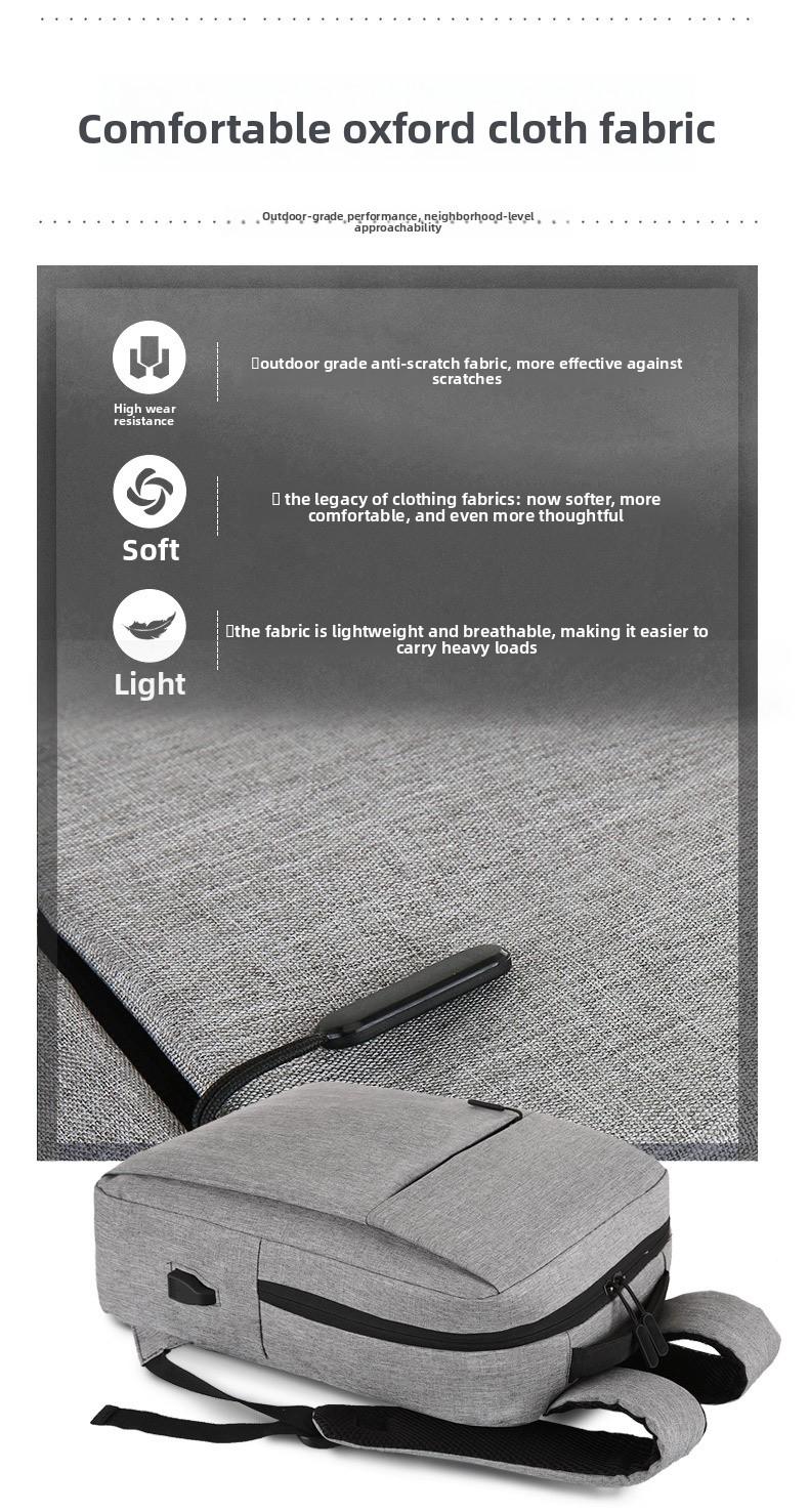 2026 Casual Men's Backpack Waterproof and Shockproof 15.6inch Laptop Bag Outdoor Lightweight Commuting Backpack