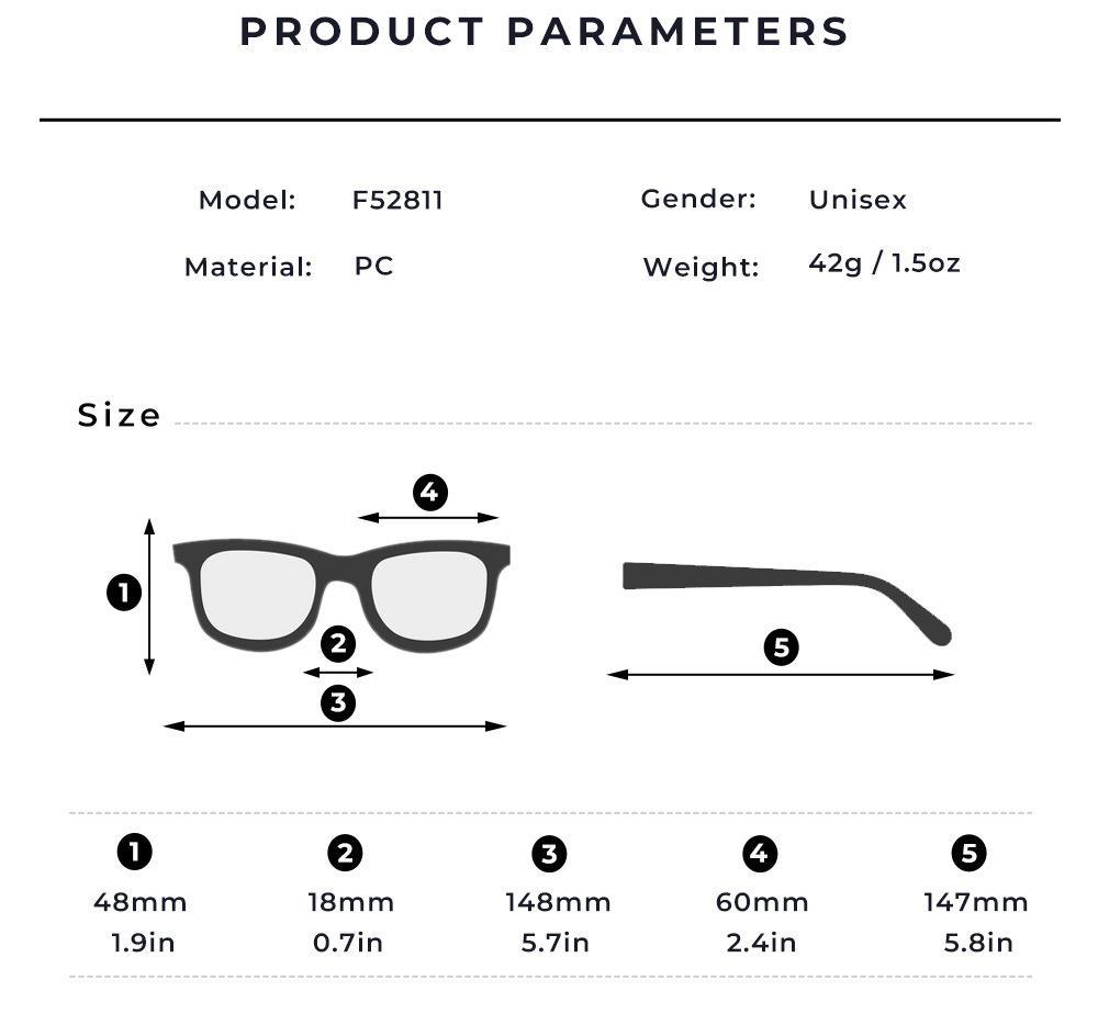 3 Pack Whole Luxury Premium Designer Black Square Sunglasses for Men & Women