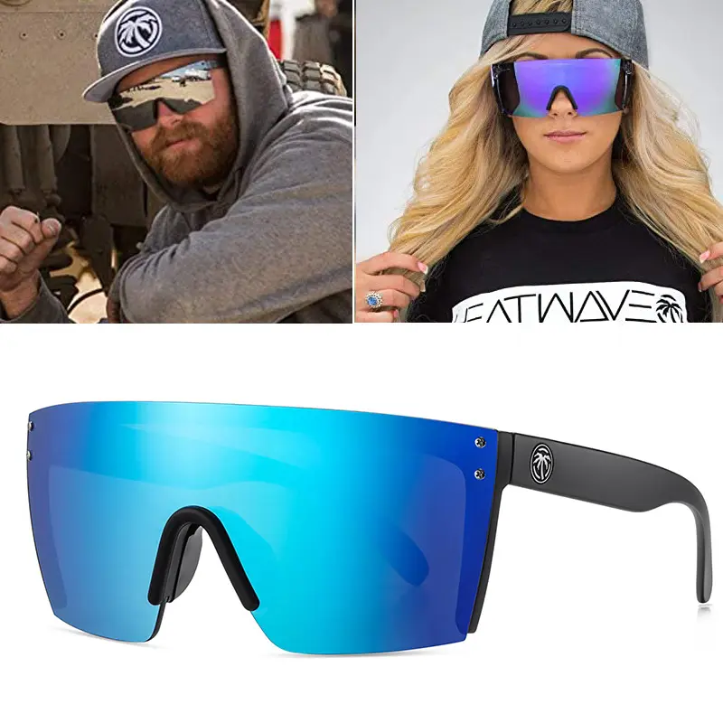 New men’s outdoor cycling/skiing glasses, also suitable for women for wind protection during sports and fishing activities. All-in-one design.