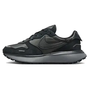 Nike Phoenix Waffle Women's Low-Top Casual Lifestyle Sneakers in Black and Purple Verifiable, with credentials and supporting global authentication