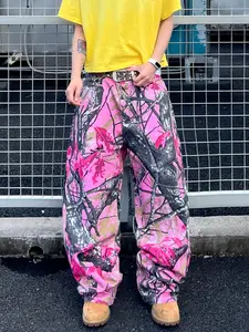 Men's Printed Loose Jeans, Fashionable Wide Leg Pants, Y2K Street Style, Daily Commute Wear, Multiple Sizes Available