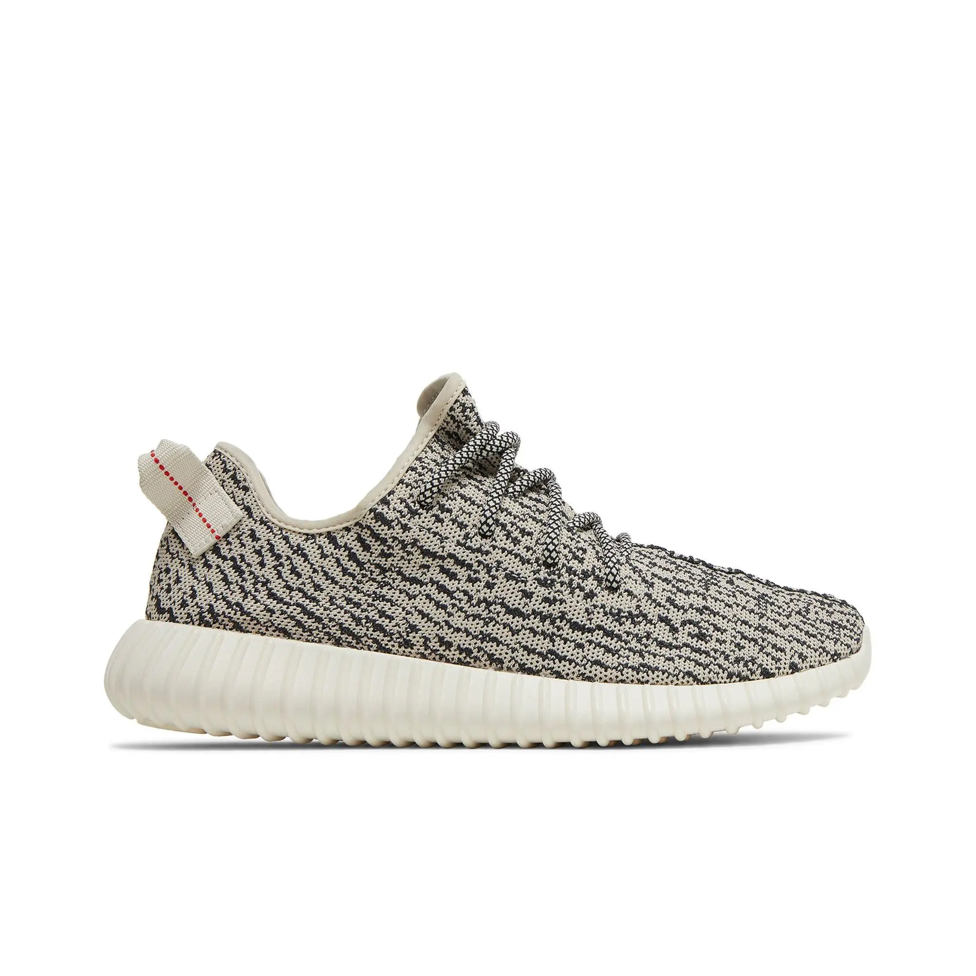 adidas Yeezy Boost 350 'Turtle Dove' 2015 Unisex Sports Skateboarding Trainers, Round Toe, Calico Knit, Breathable, Lace-Up, Turtle Dove/Blue Gray/Core White, AQ4832, for Everyday Use