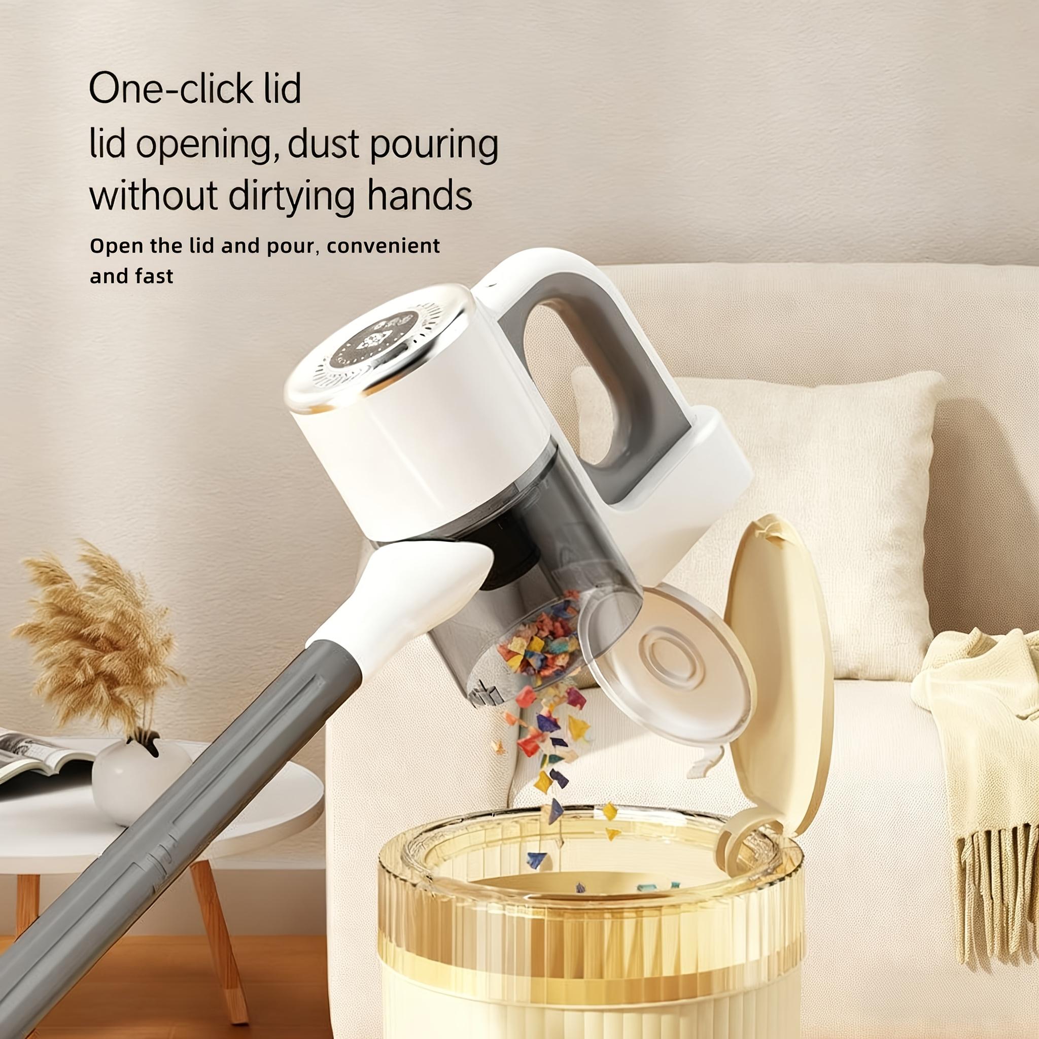 Multi-Function High-Power Cordless Handheld Vacuum Cleaner, Up to 15Kpa, 3-in-1 Automatic Spiral Deep Clean-Long Handle,Perfect for Hardwood, Ceramic, Tile Floors-Home, Office, Bedroom, Living Room Cleaning |   Durable Body Handheld,