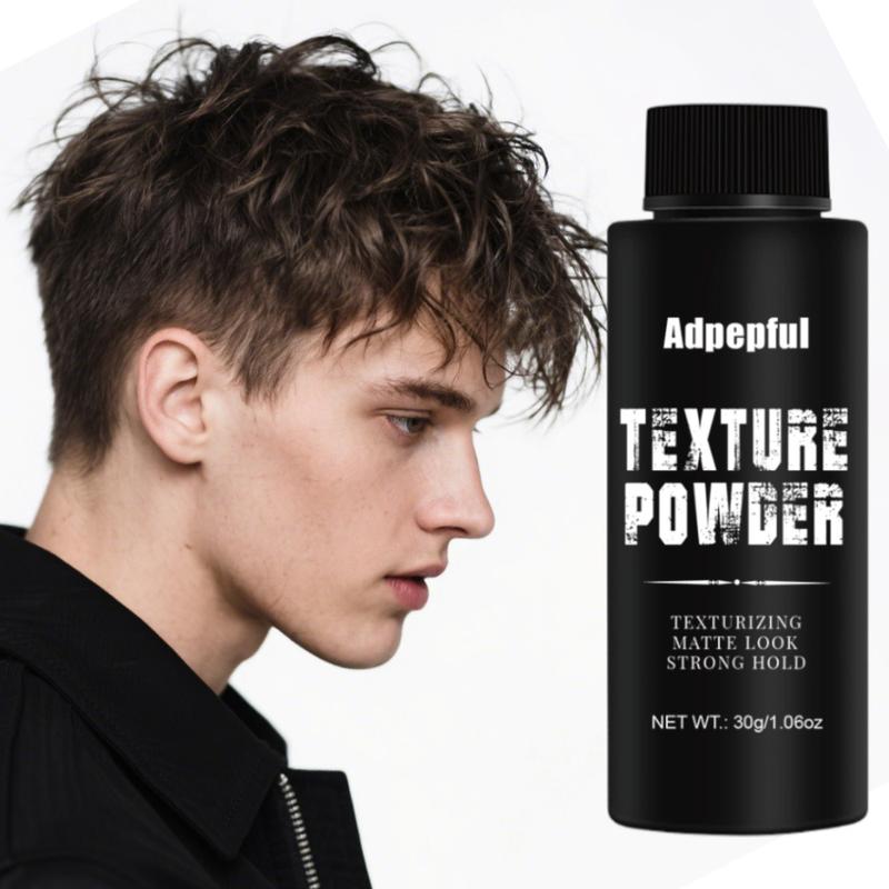 Adpepful Men’s Volumizing Powder – Lightweight & Oil-Control for Natural, Textured Hairstyles | Quick Fix for Flat, Lifeless Hair | Long-Lasting Hold & Volume | Ideal for Oily Hair Rescue