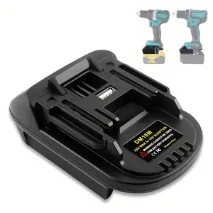 Dm18m Battery Adapter Compatible with Dewalt 20v Li-Ion Batteries, 18v Li-Ion Tools, USB Fast Charging Port, Only Adapter Included