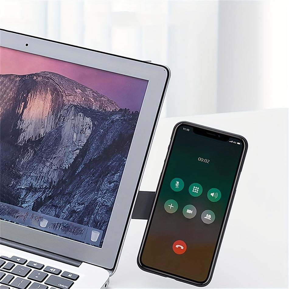 Notebook Computer Expansion Bracket - 1pc Laptop Screen Support Holder - Dual Monitor Display Clip Plastic Sticky Magnetic