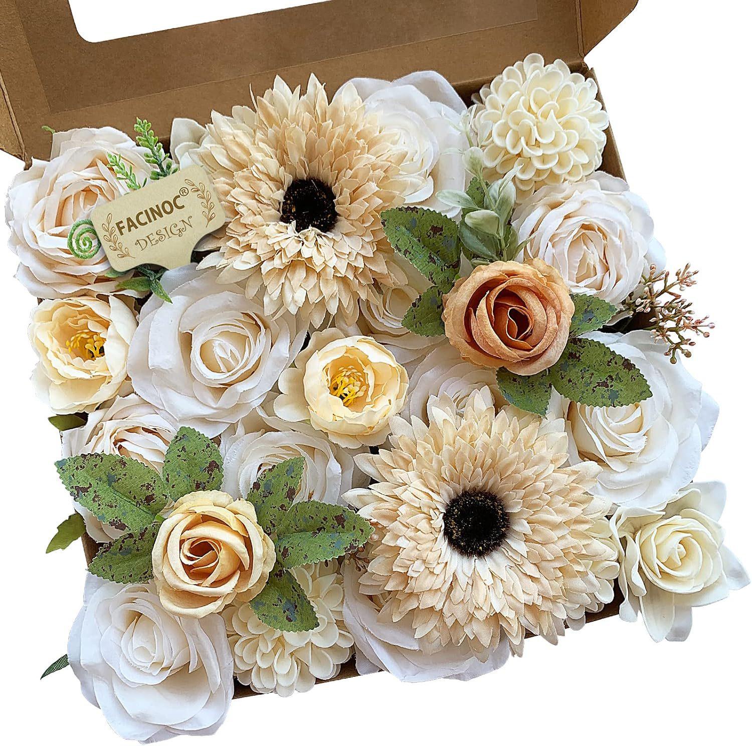 Aesthetic DIY Faux Rose Box Set| Real-Touch Artificial Flowers with Stems for Wedding Bouquets & Centerpieces| Romantic Forever Valentine's & Birthday Gift| Spring Home Decor Aesthetic DIY Faux Rose Box Set| Real-Touch Artificial Flowers with Stems for Wedding Bouquets & Centerpieces| Romantic Forever Valentine's & Birthday Gift| Spring Home Decor