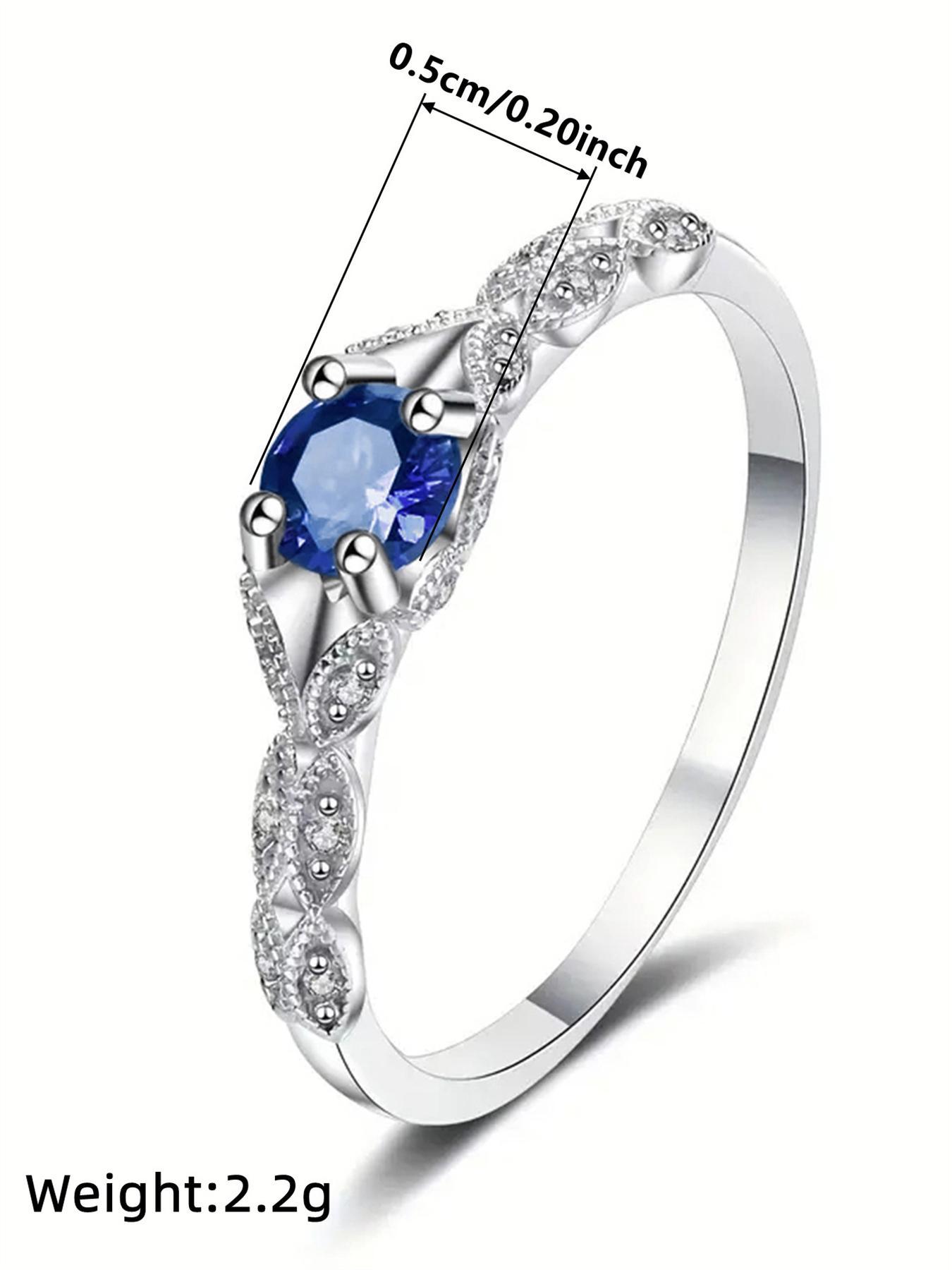 Artificial Gemstone Ring, Elegant Engagement Ring, Solitaire Engagement Ring, Fashion Accessories for Women & Girls, Trendy All-match & Exquisite Jewelry for Birthday Gift, Fashion Engagement Rings, Anniversary Ring