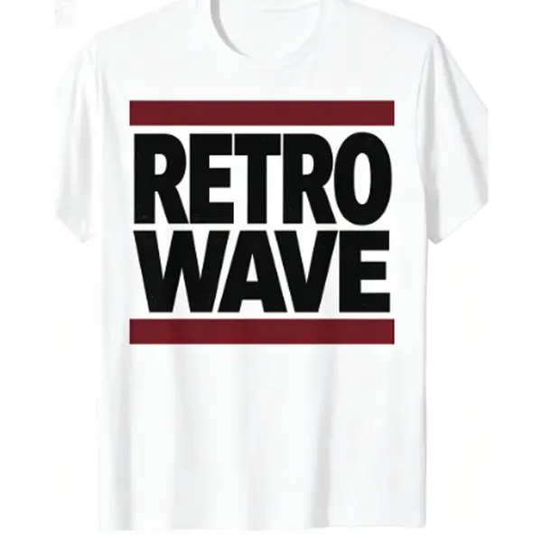 Black  Short Sleeve Run DMC Official Logo T-Shirt Golf Gift T-Shirt For Men And Women