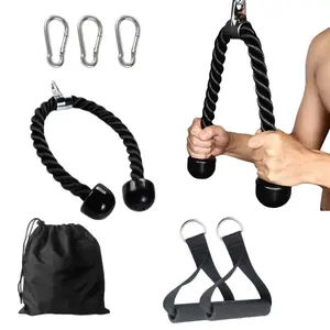 7pcs Bicep Cable Machine Accessories Set, Multifunctional Pull Down Parts Include Resistance Bands Handles Ankle Straps Quick Lock Wrist Protection, Gym Accessories