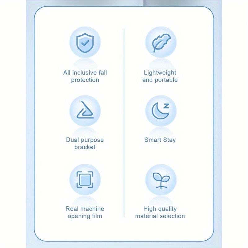 Solid color iPad tri-fold high-transparency integrated pen slot protective case, suitable for Samsung tablets, iPad mini, iPad Air, iPad Pro/iPad 10th generation, 11th generation and other series of iPad foldable protective cases