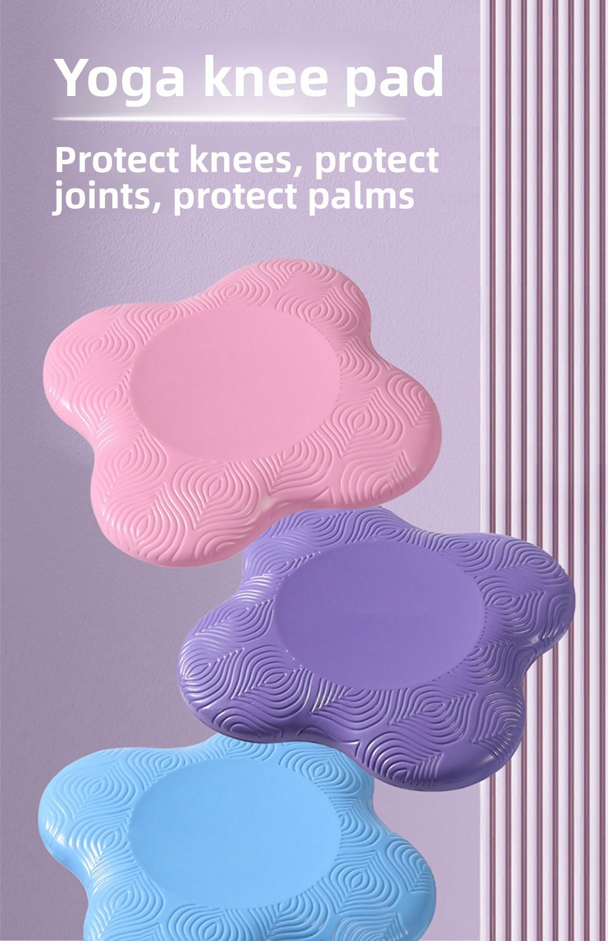 2-Pack Non-Slip Thickened Yoga Knee Pads, Yoga Mats, Portable Yoga Support Mats for Home and Gym Training, Fitness Mats