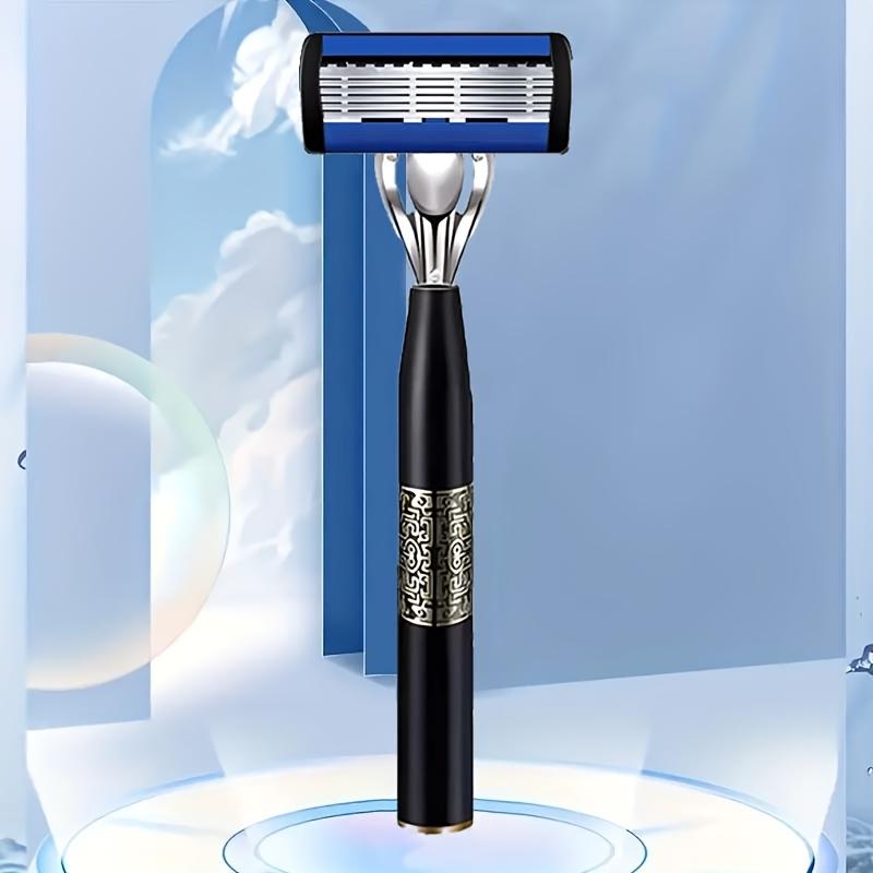 This super sleek and stylish razor comes with 72 super sharp replaceable stainless steel blades that are both sharp, smooth and safe. With 2 non-slip comfortable handles, it is an indispensable shaving tool for men