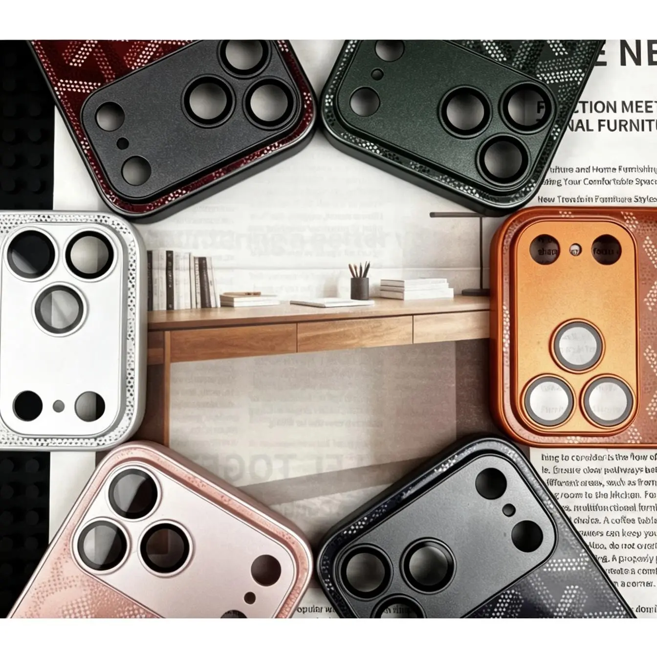 New glass case suitable for iPhone 17 Pro Max, full protection anti-drop cover