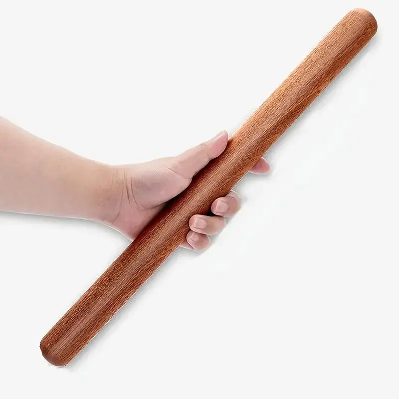 Wooden Rolling Pin, 1 Count Non-stick Dough Roller, Kitchen Baking Utensils for Pastry, Pizza, Pie, Cookie, Dumpling, Noodle, Kitchen Accessories