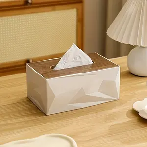 Multifunctional Tissue Box with Lid, Stylish Diamond Design, Stores Tissues, Wet Wipes, Trash Bags, Ideal for Living Rooms, Bedrooms, Offices, Bathrooms, Commercial Spaces, Variety of Colors