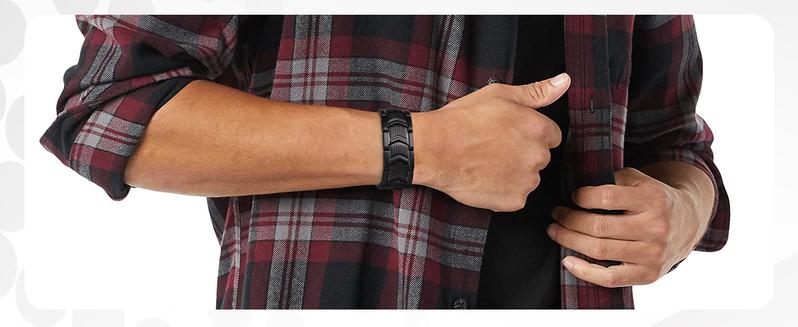 Jecanori Magnetic Bracelets for Men 3X Strength, Titanium Steel Bracelets with 3800 Gauss Neodymium Magnets