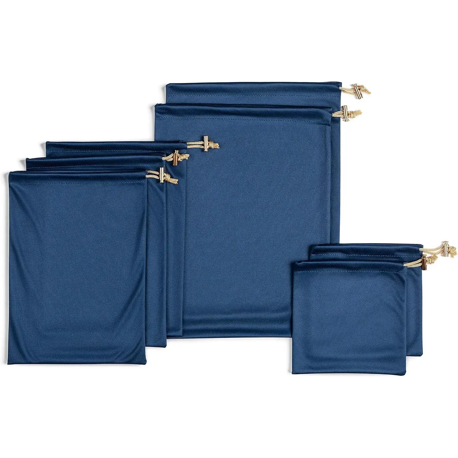 Set of Adult Game Toys Microfiber Drawstring Storage Bags (3 size set)