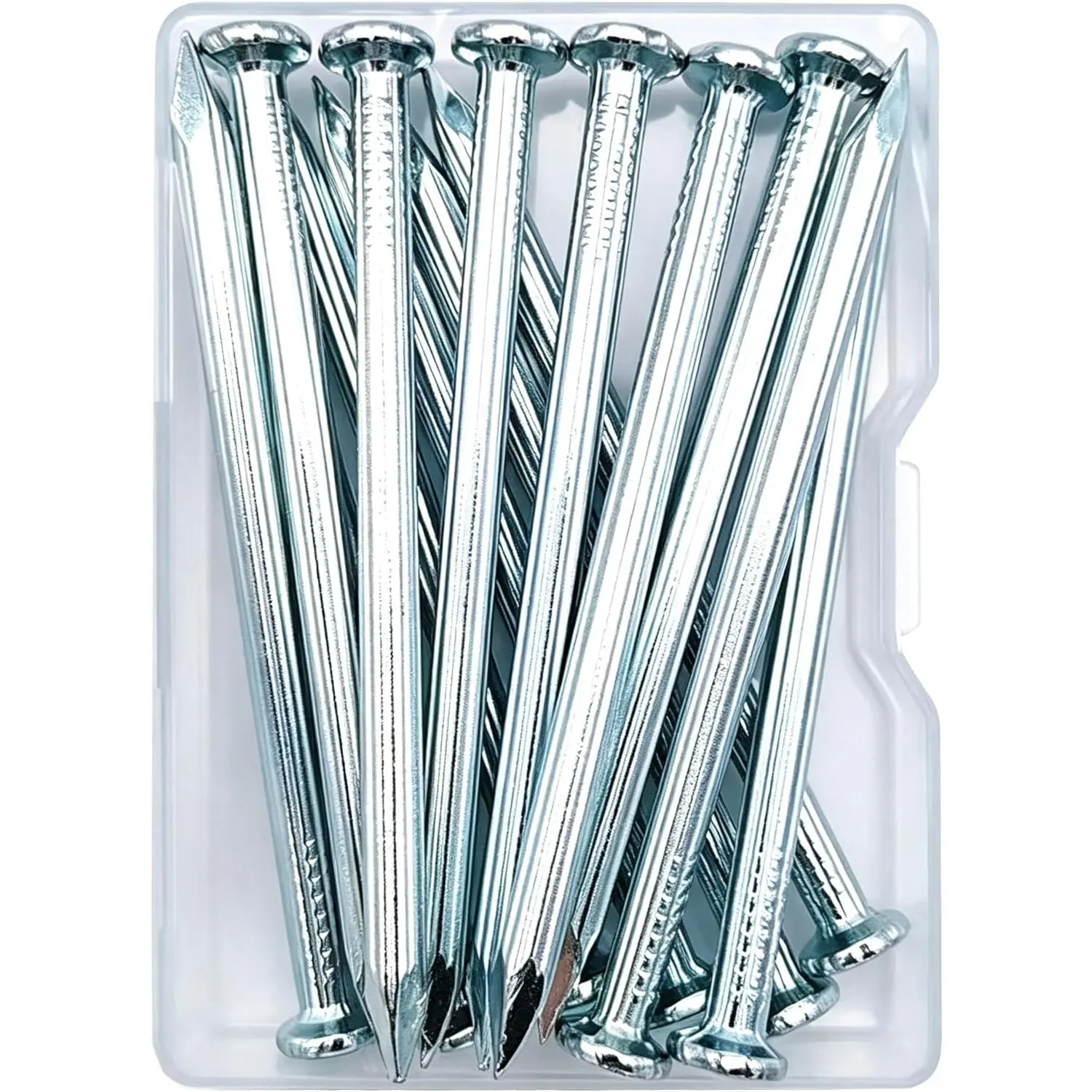 13 count 2-3/4 Wall Nails,Galvanized Hardware Nails, Hardness Masonry Nails for  Pictures,White Zinc Plated Concrete Nails