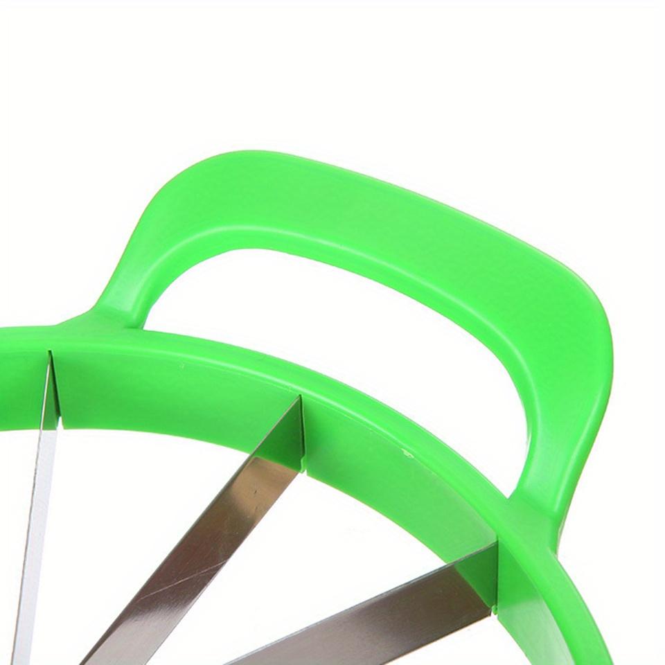 Easy-Grip Stainless Steel Manual Fruit Vegetable Slicer, Vegetable Cutting Slicer, Large Cutter for Perfect Watermelon Cantaloupe Slices, Ideal Kitchen Utensils for Home Use