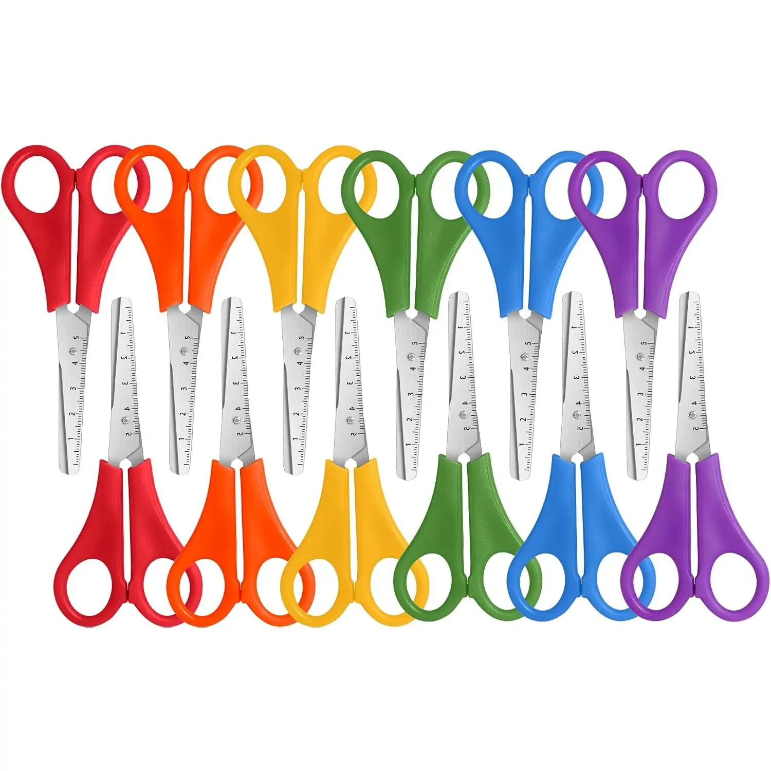 Bulk of 12-Pack,  5"   for School Office | School Supplies, Craft Supplies, Small Blunt Tip Safety for   Student Classroom Teacher Scrapbook Scrapbooking