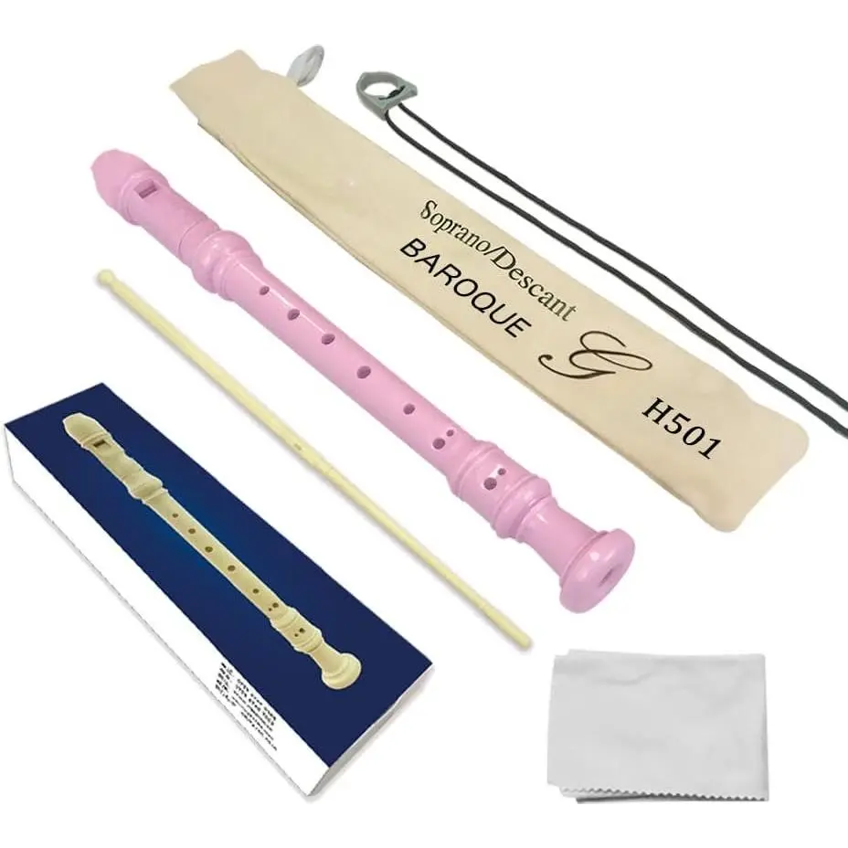 Soprano Recorder Baroque style  style C Key 8 Holes Soprano Recorder for Beginners(Baroque, )