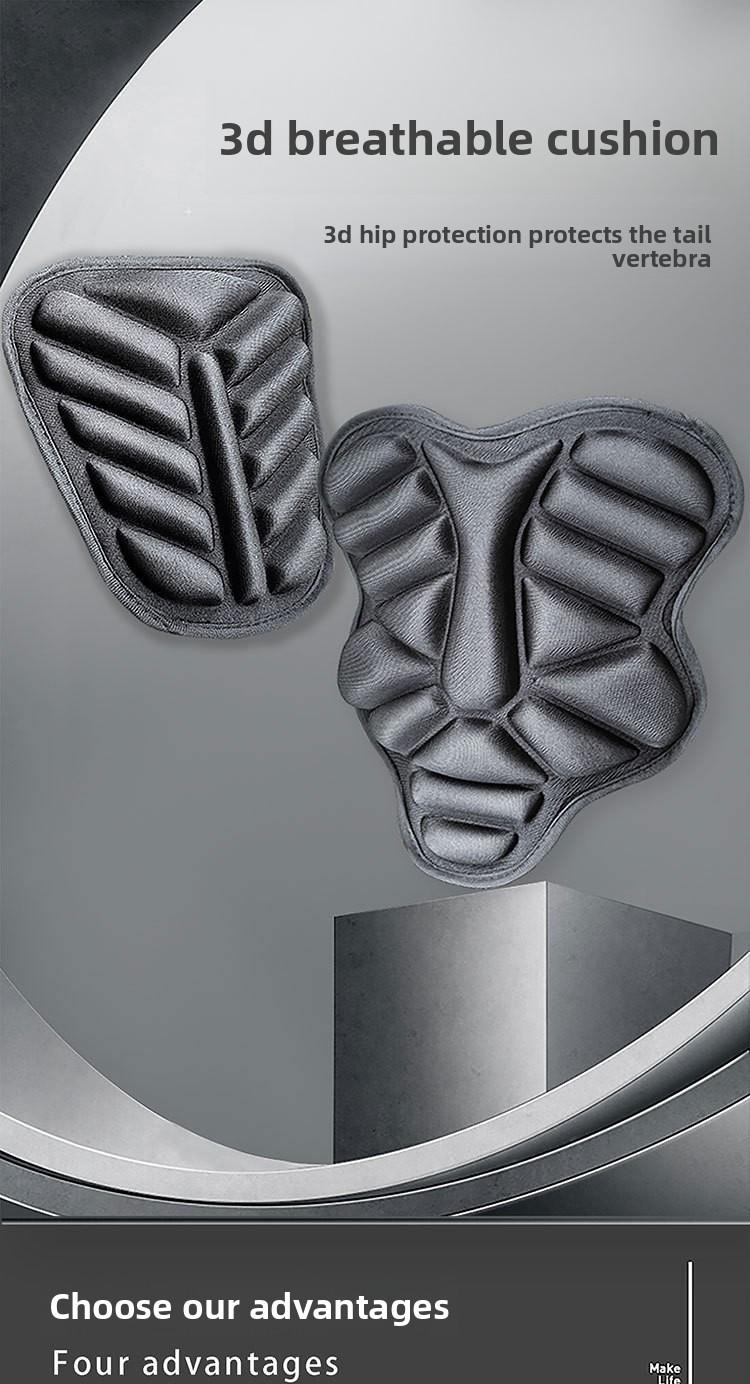 Shock Absorption Electric Vehicle Seat Cover, Breathable Motorcycle Seat Cushion, Universal Sunscreen Heat Insulation Comfortable Seat Protector Motorcycle Accessories