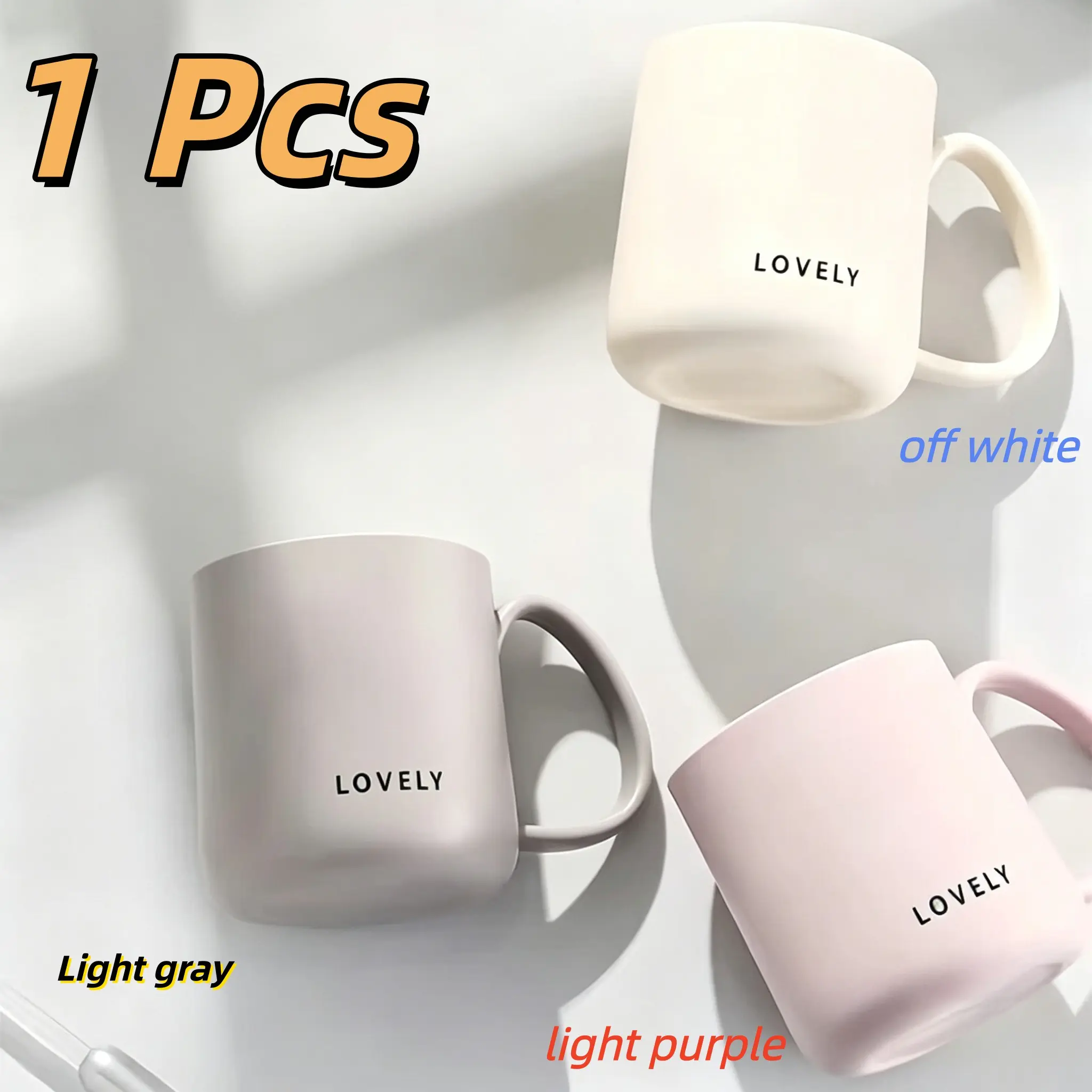 High-End Simple Toothbrush Cup, Food Grade Material, Large Capacity, Essential Home Item, Perfect Gift for Valentine's Day